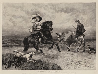 فارس و Roundhead بواسطة William Strutt